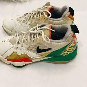 Colorful Athletic Sneakers with Black Swoosh